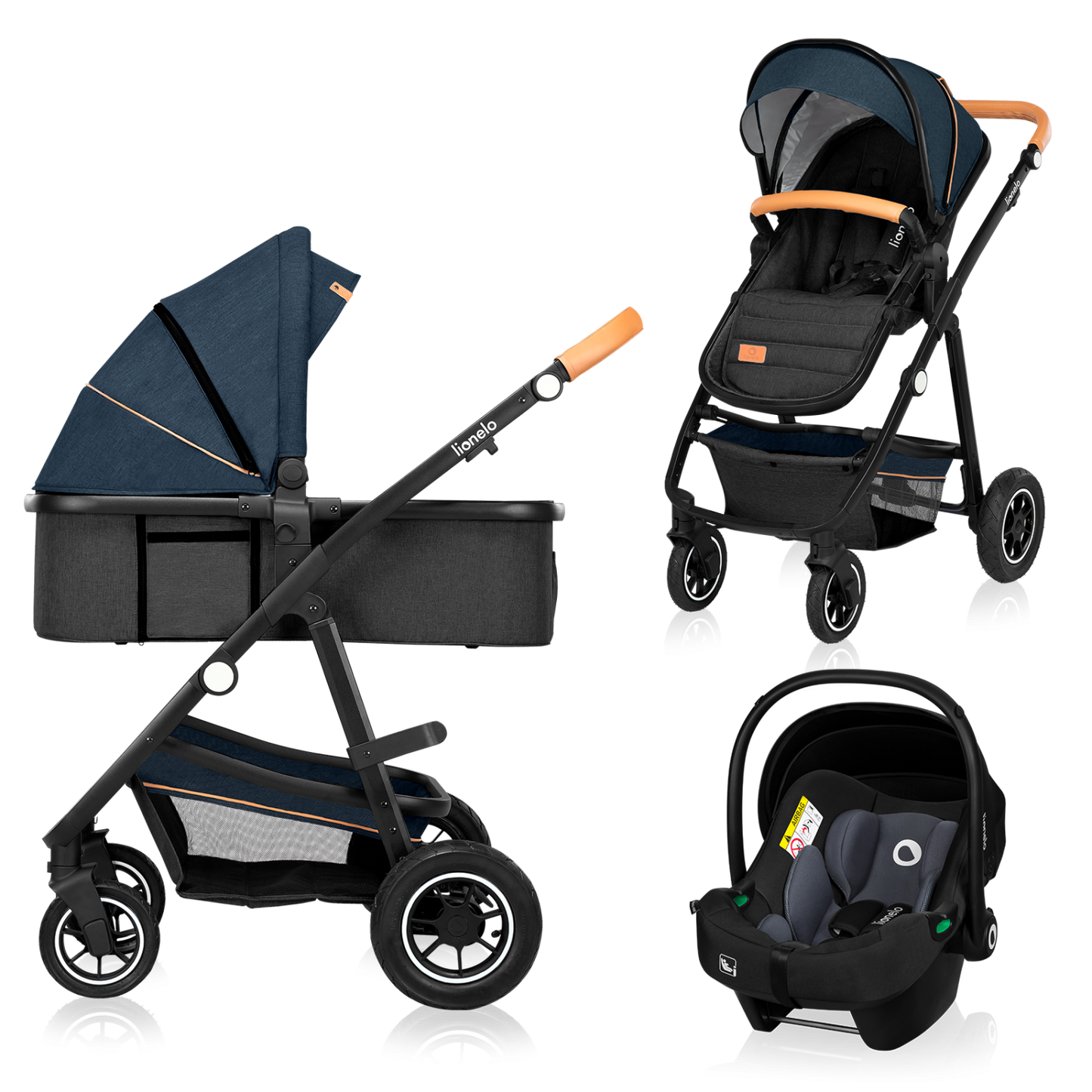 Lionelo Amber 3in1 (7 color options)